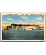 SS Admiral Ship Srecklus Fleet St Louis Missouri MO UNP Linen Postcard K9 - €4,17 EUR