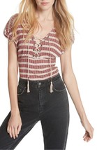 FREE PEOPLE Womens Tee Sail Out Strappy Tea Combo Multicolor Size XS OB812162 - £35.78 GBP