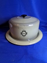 Vintage West Bend Aluminum Cake Plate Dome Lid Covered Carrier - £37.22 GBP