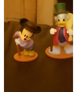 Disney Just Play A Christmas Carol Figures Tiny Tim Scrooge McDuck 4&quot; - £21.17 GBP