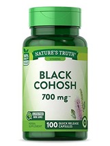 Black Cohosh | 100 Capsules | Root Extract | Non-GMO, Gluten Free | Natu... - £10.88 GBP