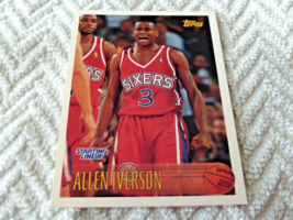 1996 Allen Iverson Rookie Starting Lineup # 171 Topps Mint !! - £35.19 GBP