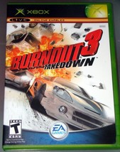 XBOX - BURNOUT 3 TAKEDOWN (Complete with Manual) - £14.09 GBP