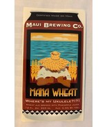 Mana Wheat Can Sticker Maui Brewing Company Craft Beer Hawaii Mancave - $3.99