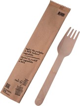 ClickEat WOCUZTFH160STD6211000 6.2&quot; Disposable Wooden Fork, Birchwood Ma... - $52.95