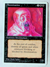 Abomination - 4th Series - 1995 - Magic The Gathering - $1.49