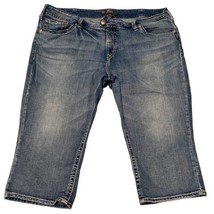 Silver Jeans Womens Tuesday Capris Size 24 Blue 5 Pocket Pants - £11.81 GBP