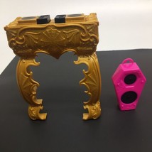 Monster High 13 WISHES Spectra’s Gold DJ Booth (incomplete) &amp; 1 Speaker - £6.99 GBP