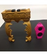 Monster High 13 WISHES Spectra’s Gold DJ Booth (incomplete) &amp; 1 Speaker - £6.85 GBP