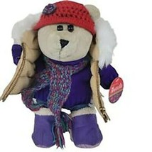 Starbucks Bearista Teddy Bear Winter 2006 11&quot; Plush Stuffed Valentine NW... - $365.88 MXN