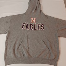 Jerzees NuBlend NORTHSIDE EAGLES Men's Size XL Gray Hoodie Pullover Sweatshirt image 9