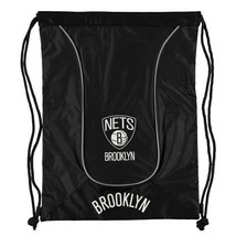 Brooklyn Nets Backpack Cinch Bag Double Header Backsack NBA Official Merch - $10.69