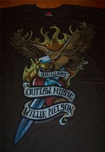 Willie Nelson Original Outlaw Music Country T-Shirt Large New - £15.87 GBP