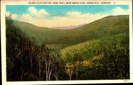Silent Cliff On The Long Trail Near Bread LOAF-WHITE Border POSTCARD-BK37 - £2.37 GBP