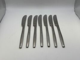 Set of 7 Dansk Stainless Steel VARIATION V Dinner Knives Made in Korea - $112.88 CAD
