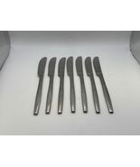 Set of 7 Dansk Stainless Steel VARIATION V Dinner Knives Made in Korea - €68,69 EUR