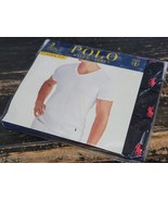 Polo Ralph Lauren Classic Fit Black/Red Pony V-Neck Cotton Shirt Men Size S - £28.67 GBP