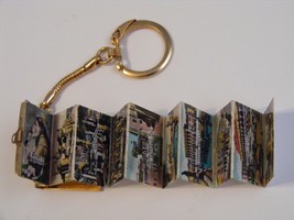 Vintage St Anthony Padova keychain key ring fold out souvenir photo book... - $50.00