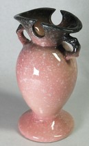 Hull Royal Woodland Vase Speckled Pink w Dark Gray Shading Art Pottery - £15.73 GBP