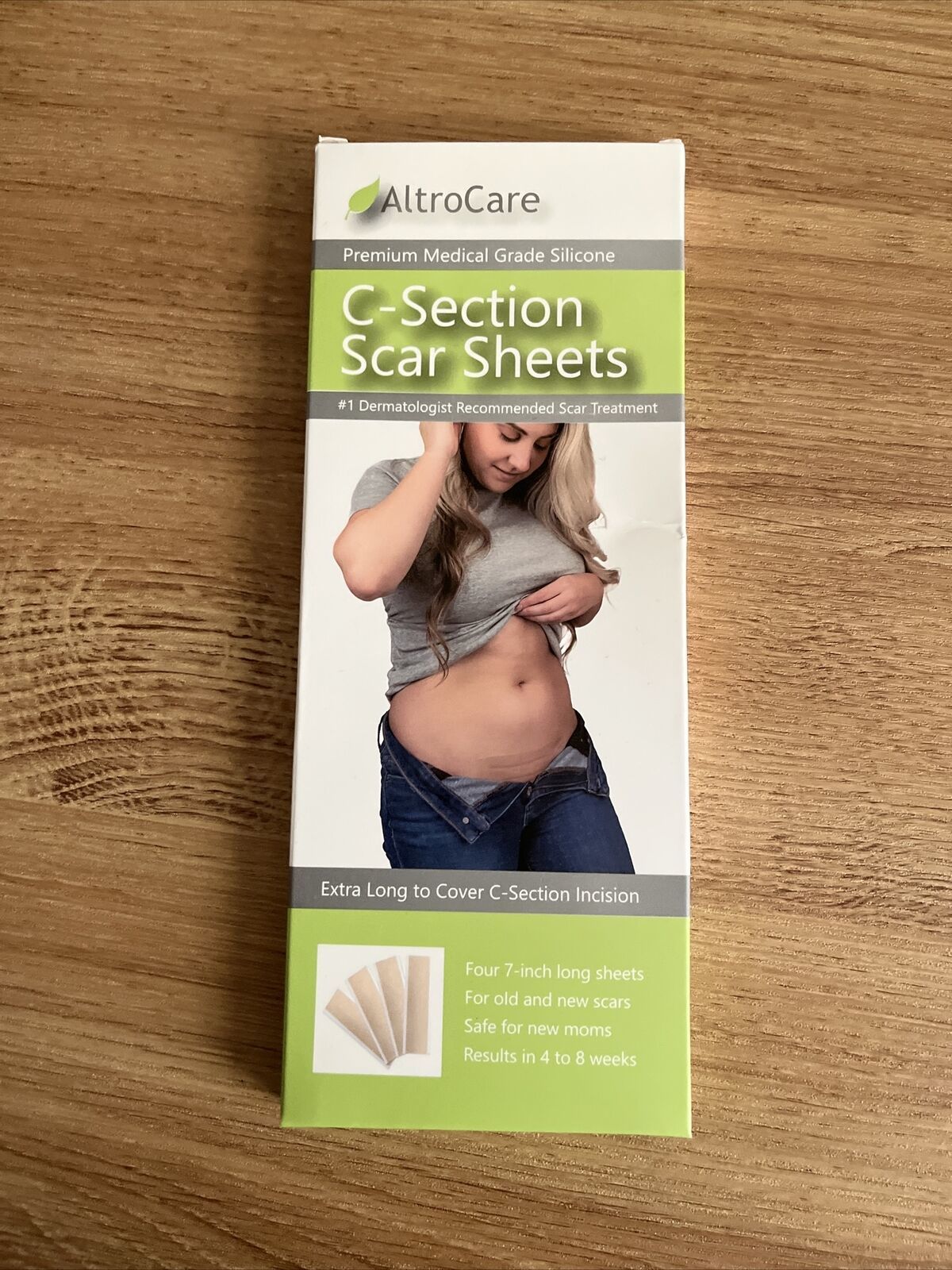 Primary image for Postpartum Silicone Scar Sheets for C-Section Medical Grade Extra Long 7in, 4 Pk