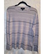 Women's Banana Republic Merino Wool Striped Crewneck Sweater Size X-Large - $18.99