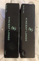 Lot (2) Vincent Longo Silk Velour Mulberry & Demi-Matte Gioelle Berry Lipsticks - $19.95