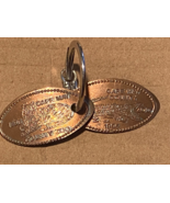 2 Pressed Pennies Cape May County Zoo NJ w/Holes On Key Ring 1996 Pre-Ow... - $13.56 CAD
