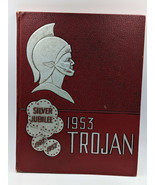 Vintage 1953 TROJAN Little Rock Junior College Yearbook~ Silver Jubilee - £6.42 GBP