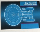 Star Trek Next Generation Trading Card 1992 #45 Ship Schematic - £1.58 GBP