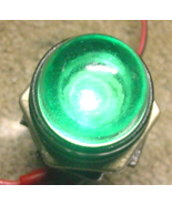 Vintage H.R. Kirkland 1-1/4&quot; Panel Light 75W 125V wt GE30 Bulb 18-24V Gr... - $12.82