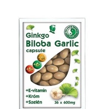 Capsules with ginkgo biloba and garlic, 40 pcs. - £26.29 GBP