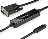 StarTech.com 6ft/2m USB C to VGA Cable - 1920x1200/1080p USB Type C to V... - $55.33