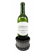 Night Stanza Floral Gem Crystals Decorative Metal Wine Coaster Rack Hold... - €25,75 EUR