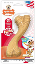 Nylabone Power Chew Curvy Dental Chew Peanut Butter Flavor Giant - Aggressively - £10.94 GBP+