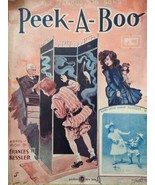 1909 Vintage Sheet Music Peek-A-Boo by Francis Kessler Leo Feist Publisher - £20.41 GBP