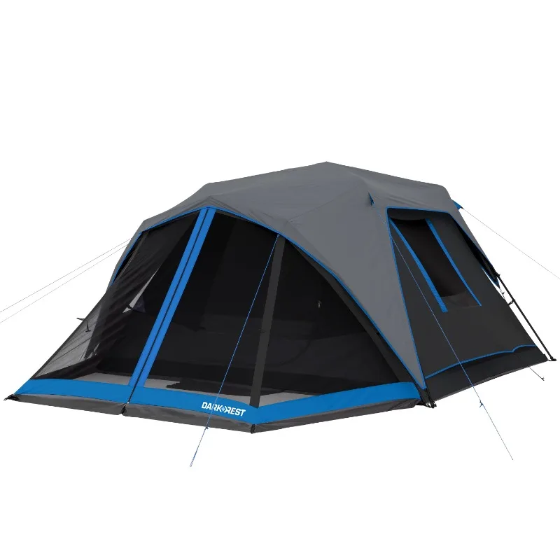 Ozark Trail 10&#39; x 9 6-Person Instant Dark Rest Cabin Tent with LED Lighted - £139.09 GBP