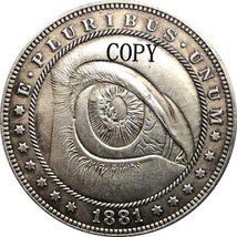 Hobo Nickel 1881-CC Usa Morgan Dollar Coin Copy Type 156 - £7.24 GBP