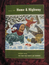 HOME and HIGHWAY Allstate Magazine Winter 1957 Christopher Morley - £7.59 GBP
