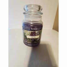 Yankee Candle Housewarmer lilac blossoms Scented Candle Black Band Jar 22oz NEW - £55.15 GBP