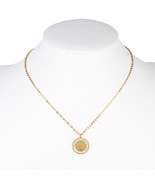 Gold Tone Necklace, Royal Crown Pendant &amp; Swarovski Style Crystals - $38.26 CAD