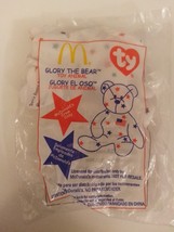 TY McDonald&#39;s Teenie Beanie Glory Bear 1999 McDonald&#39;s Employee Exclusiv... - £11.97 GBP