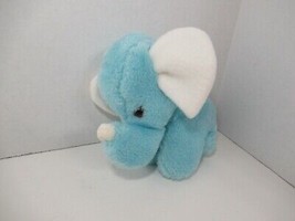 Eden elephant Plush Wind Up white blue wind up music slow You are my Sunshine - £103.18 GBP