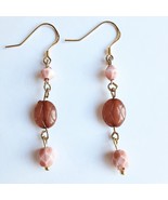 Ladies fashion dangle lightweight bead earrings - $8.99