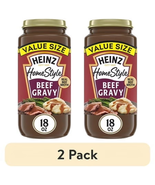 (2 Pack)  Homestyle Beef Gravy Value Size, 18 Oz Jar - $17.52