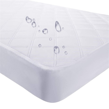 Waterproof Crib Mattress Protector, Quilted Fitted Crib Mattress Pad, Ultra Soft - £15.13 GBP