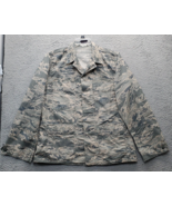 Mens Combat Jacket USAF Air Force 40R Multi Digital Camo Pockets Inside ... - $37.99 CAD