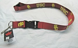 NCAA USC Trojans w/ Alt. Logo and USC Keychain Lanyard by Aminco - £6.78 GBP