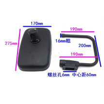 Rear View Mirror With Bracket Fits HITACHI Excavator EX60 70 120 200 210... - €167,00 EUR
