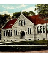 The Lithgow Library Augusta Maine Postcard New England Buildings 1910s D... - $371.27 MXN