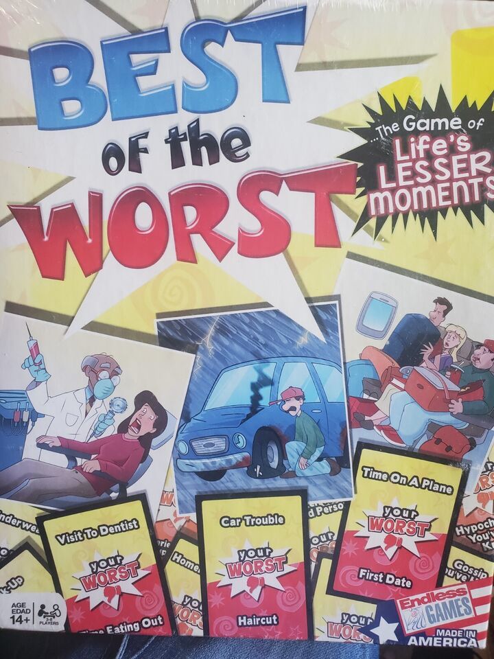 Best of The Worst Board Game, By Endless Games, Ages 14+ Party Game, NEW - $14.01